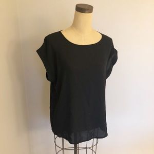 🌟LAST CHANCE🌟 Flowy black sheer top